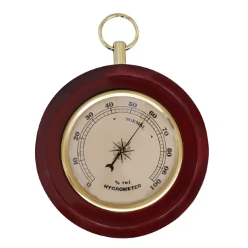Higrometre 

Kadran Ø 9 cm 
Ahşap Plaka Ø 13 cm - 1