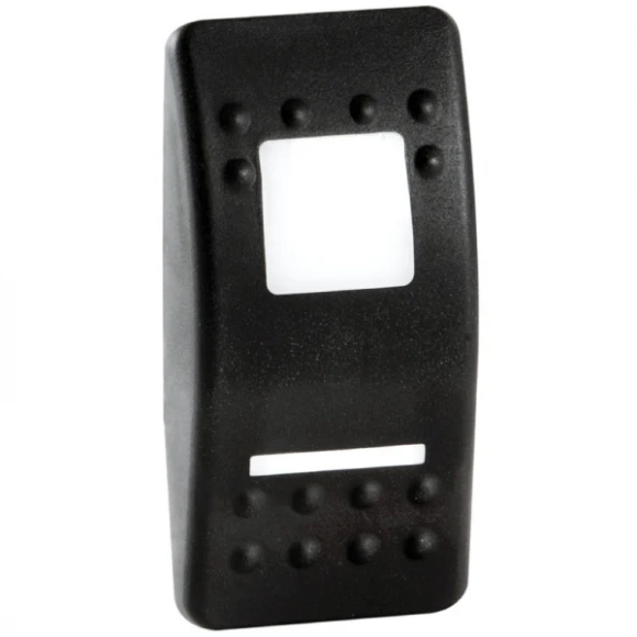 Kapak. 1436430/431/432/433 switchler için Kaymaz, yarı sert siyah poliüretan kaplı yüzey.