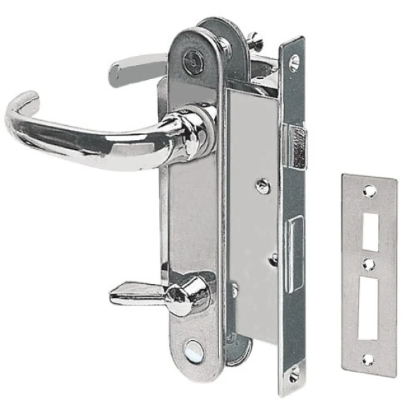 Kapı kilidi, kromaj. 135x15 mm.