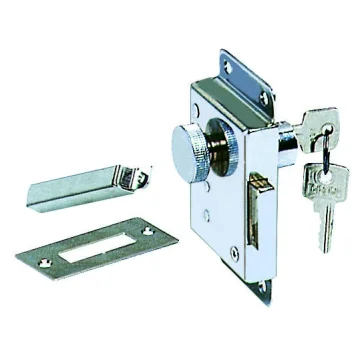 Kapı kilidi, kromaj. 98x58 mm. - 1