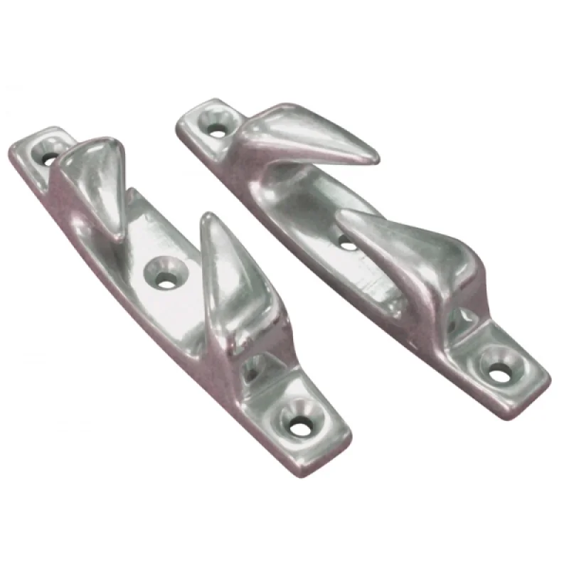 Mooring chock, stainless steel, double. 11.4 cm.