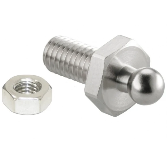 Loxx® çıtçıt. Alt parça, paslanmaz çelik. Cıvata ve somunlu