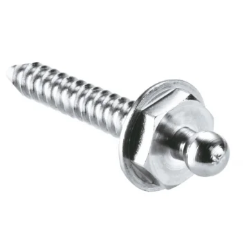 Loxx® çıtçıt. Alt parça, paslanmaz çelik. Vidalı. - 1