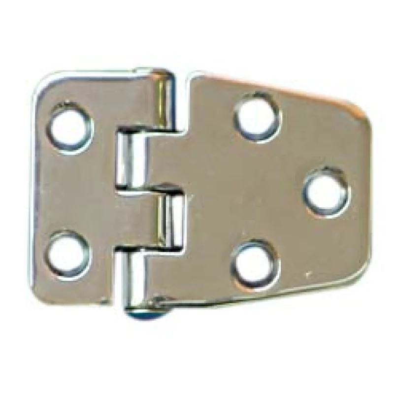 Menteşe, paslanmaz çelik. 55x37 mm. Ters