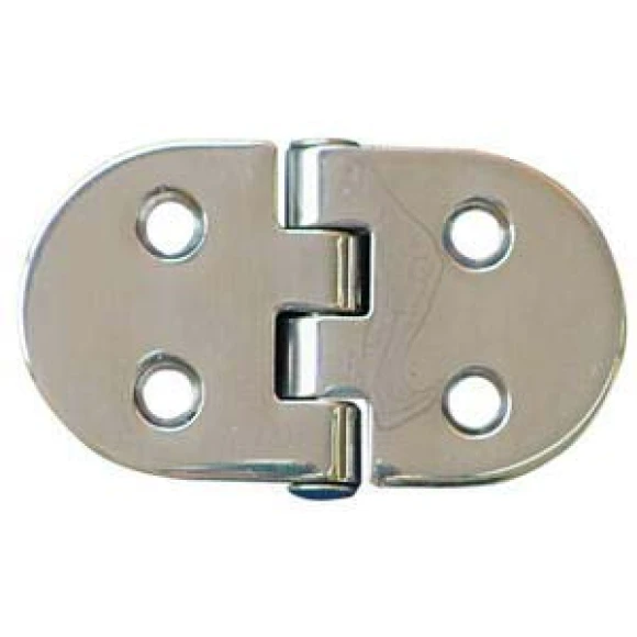 Menteşe, paslanmaz çelik. 74x39 mm. Ters