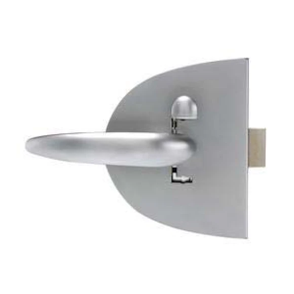 Mobella normal (menteşeli tip) kapı kilidi. Model Compact Clam Shell.