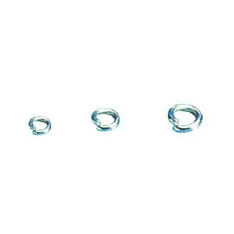 Stainless steel compression ring.