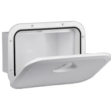 Plastik dolap. Beyaz. 180° açılabilir. - 1