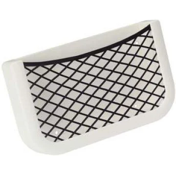 Plastik fileli eşya yuvası, beyaz. 205x112x32mm. - 1