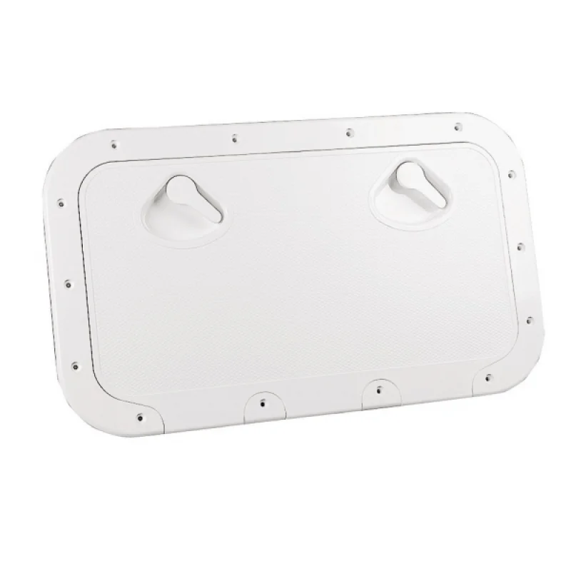 Plastik kapak. Beyaz. 180° açılabilir