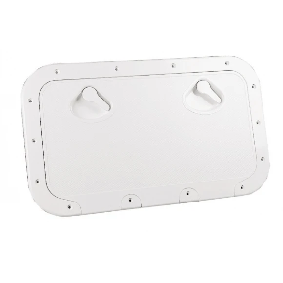 Plastik kapak. Beyaz. 180° açılabilir
