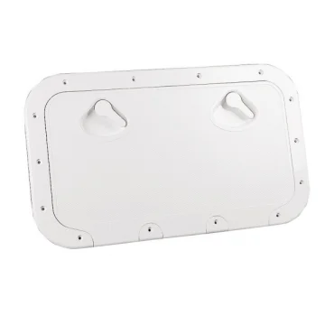 Plastik kapak. Beyaz. 180° açılabilir - 1