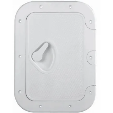 Plastik kapak. Beyaz. 180° açılabilir - 1