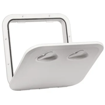 Plastik kapak. Beyaz. 180° açılabilir. - 1