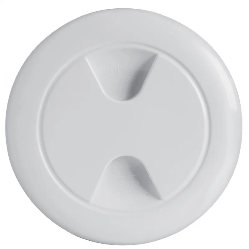 Plastik kontrol kapağı. Beyaz.