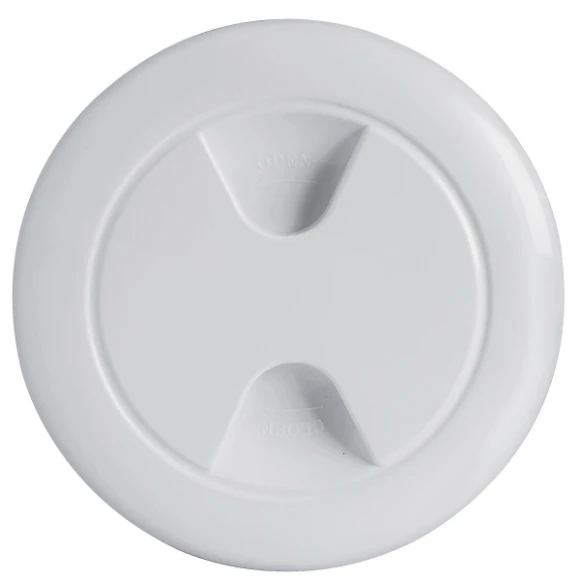 Plastik kontrol kapağı. Beyaz.