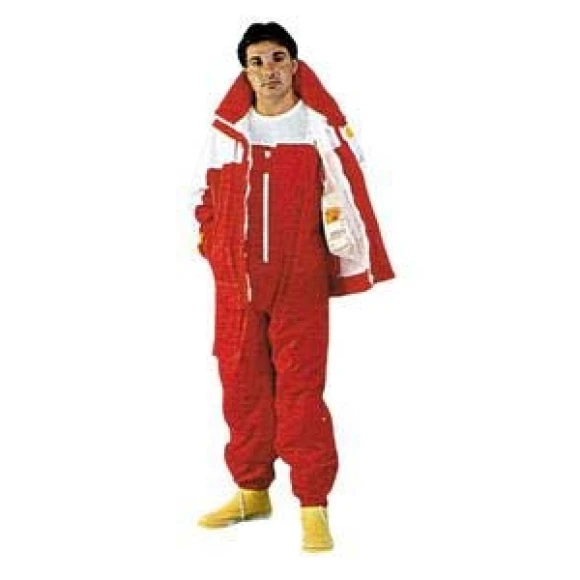 Profesyonel yağmurluk salopet, model Giraglia. Polyester kumaşı ile su ve rüzgar geçirmez. 