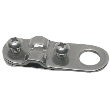 Tele bayrak bağlama kelepçesi. Paslanmaz çelik. - 1