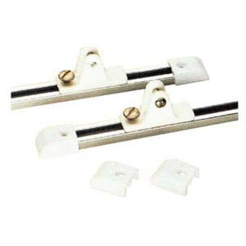 Tente ray sistemi, komple set, beyaz.