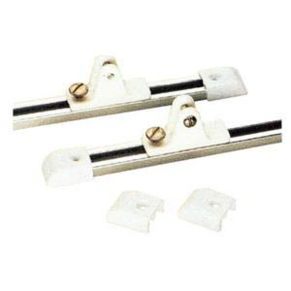 Tente ray sistemi, komple set, beyaz.