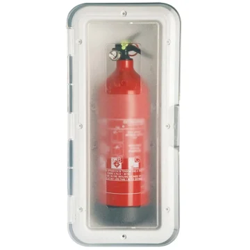 Yangın söndürücü yuvası. Şeffaf kapaklı. 2 kg. - 1