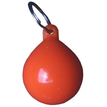 Batmaz PVC anahtarlık. Paslanmaz çelik halkalı. - 1