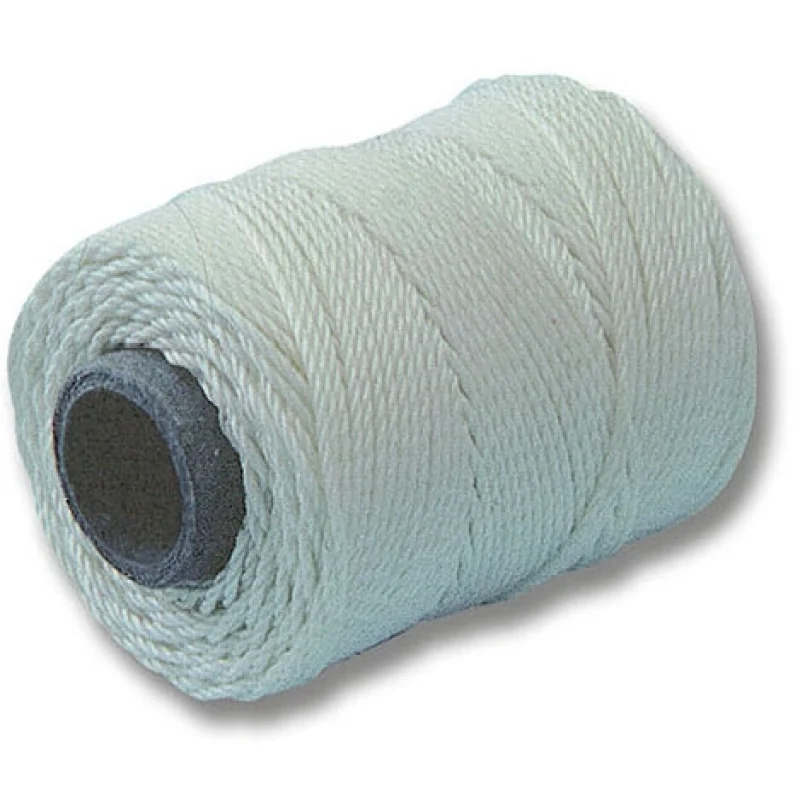 Hardware rope. Paraffin-coated polyester.
