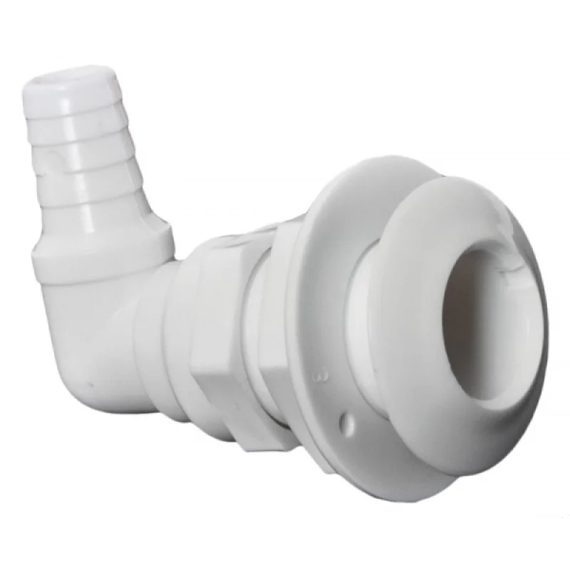 Firar, 90°, beyaz plastik.