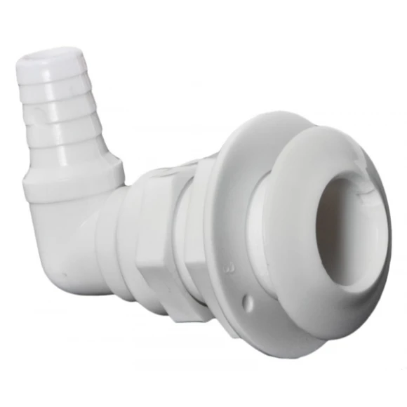 Firar, 90°, beyaz plastik.