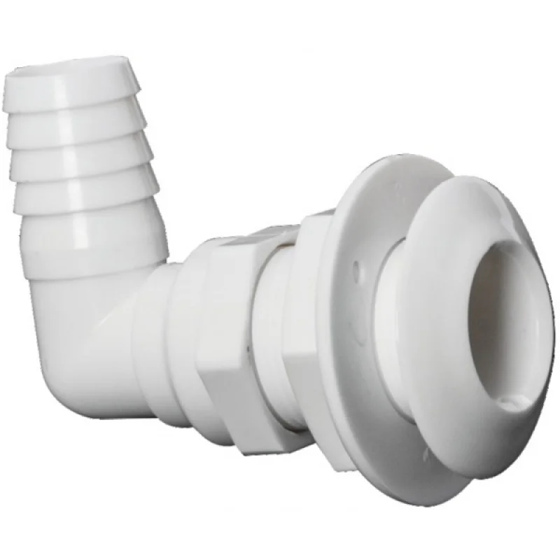 Firar, 90°, beyaz plastik.