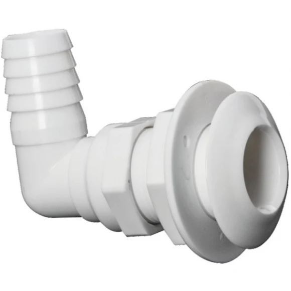 Firar, 90°, beyaz plastik.