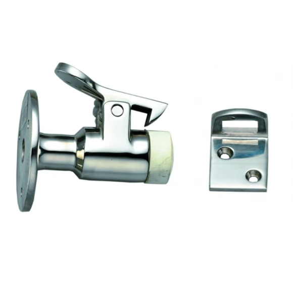 Kapı stoperi ve Tutucusu. AISI 316 paslanmaz çelik.