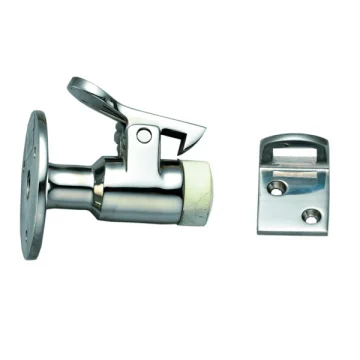 Kapı stoperi ve Tutucusu. AISI 316 paslanmaz çelik. - 1