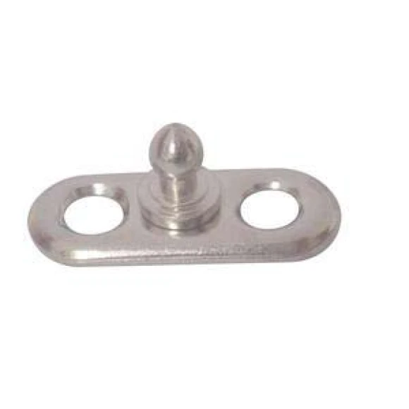 Orjinal Tenax tente çıtçıtı. Alt parça, yüzeye montaj.