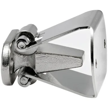 Stoper, paslanmaz çelik+kromaj. 35x20 mm. - 1