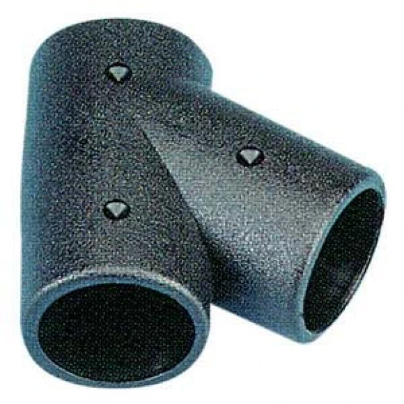 Vardavela ara parçası, T 60°. Plastik, Ø 22mm.