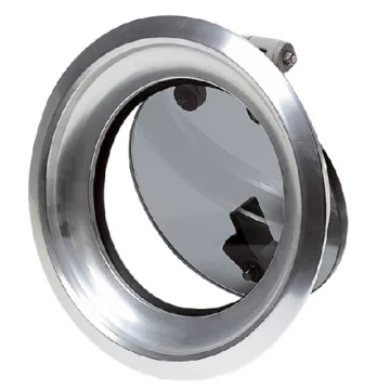 Vetus lomboz, model PW. Çerçeve elde cilalanmış anodize alüminyum, camı 10 mm duman rengi akriliktir. - 1