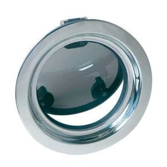 Vetus lomboz, tip PWS 32. Çerçeve paslanmaz çelik, camı 10mm duman renkli akriliktir.