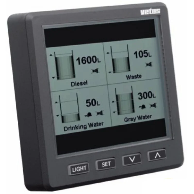 Vetus Ultrasonik Seviye Göstergesi. RS485 Bus Versiyon. 12/24V DC.