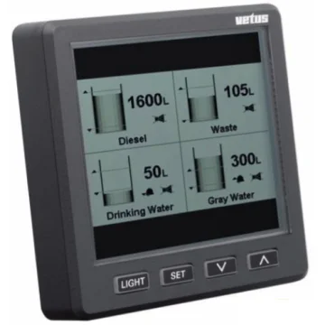 Vetus Ultrasonik Seviye Göstergesi. RS485 Bus Versiyon. 12/24V DC. - 1