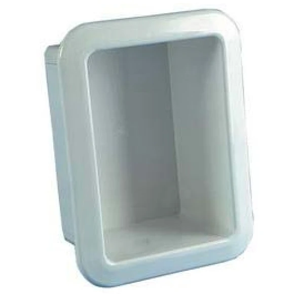 Duş yuvası, yana monte.