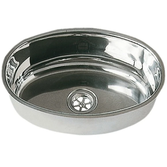 Eviye, oval, paslanmaz çelik.