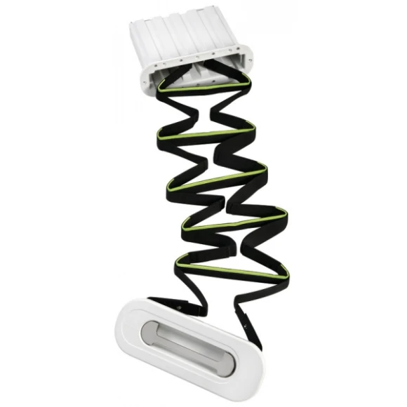 Gömme acil durum merdiveni. ISO 15085