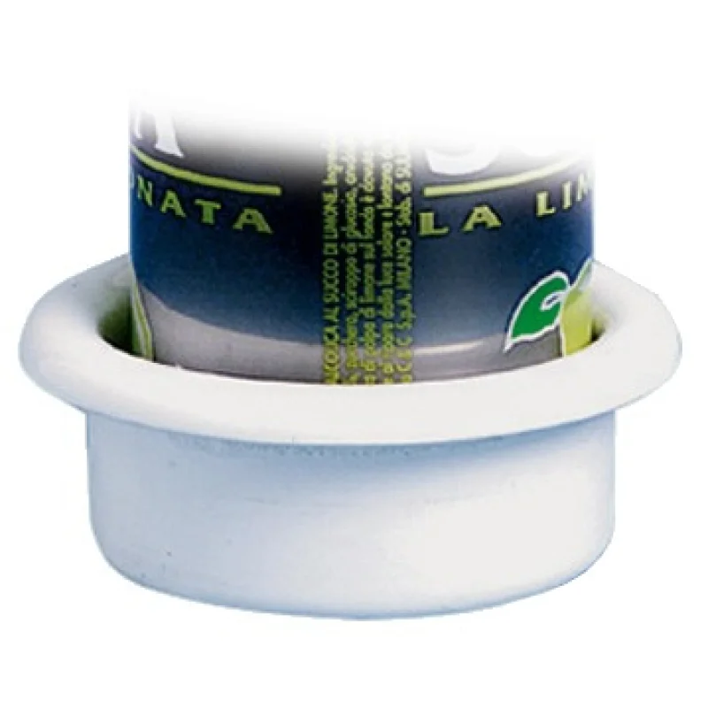 Gömme bardaklık, beyaz ABS.