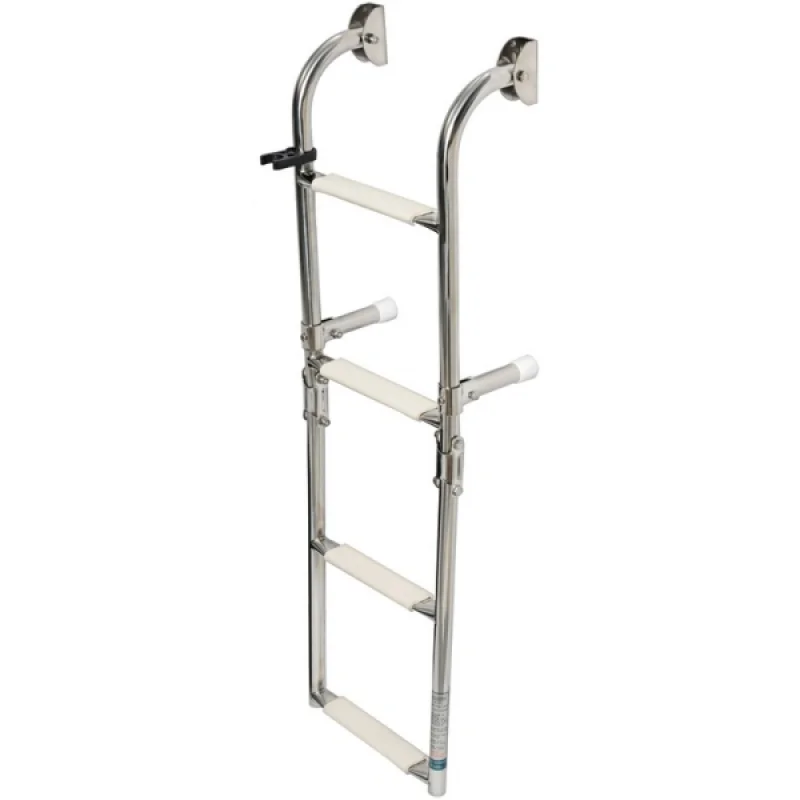 Katlanır merdiven, paslanmaz çelik.