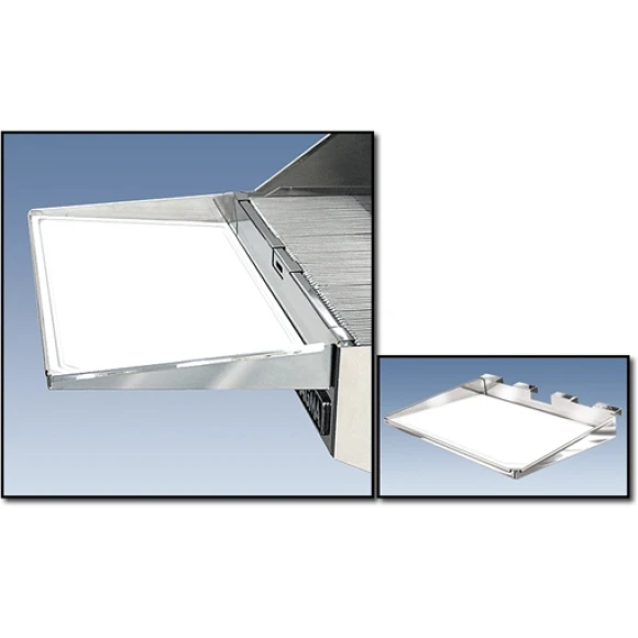 Magma Cabo™ mangal için çıkartılabilir kesme tahtalı servis tablası.