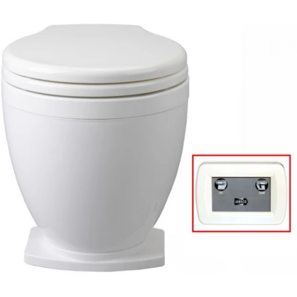 \n	Jabsco Lite Flush elektrikli marin tuvalet 