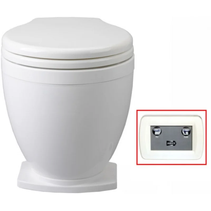 \n	Jabsco Lite Flush elektrikli marin tuvalet 
