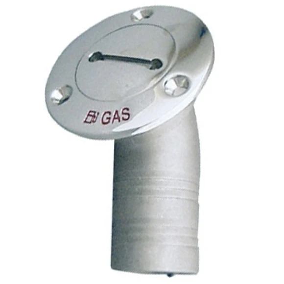 Pis su ağızı. Paslanmaz çelik. 30° açılı.