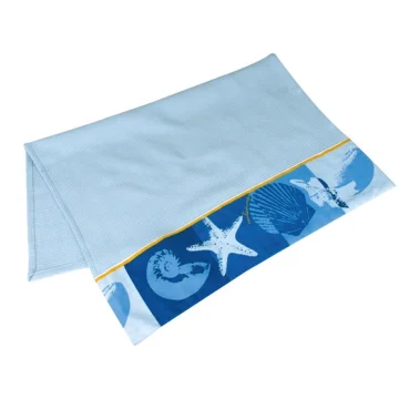 Topoplastic Ocean serisi el bezi. Pamuklu kumaş. - 1